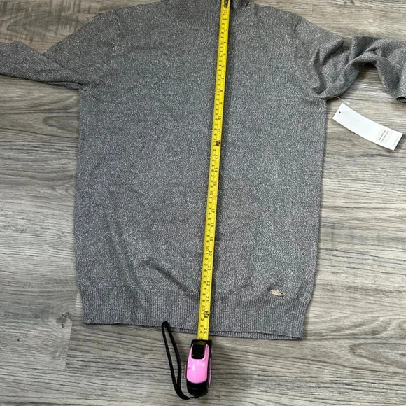 NWT Calvin Klein Silver Turtleneck Sz M - Picture 6 of 8